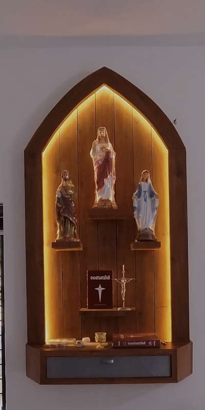 Prayer Room Designs by Contractor D I F I T INTERIOR WORK, Kozhikode | Kolo