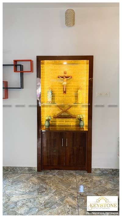 Home Decor, Lighting, Prayer Room, Storage Designs by Architect Keystone  builders, Thiruvananthapuram | Kolo