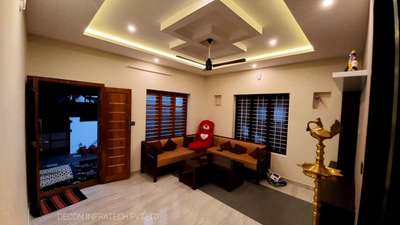 Ceiling, Lighting, Living, Furniture Designs by Architect Decon infratech PvtLtd, Thiruvananthapuram | Kolo