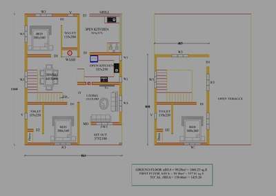Plans Designs by Civil Engineer Gayathri Deepu, Ernakulam | Kolo