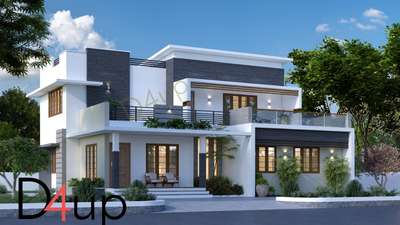 Exterior Designs by Architect D4up builders, Thrissur | Kolo