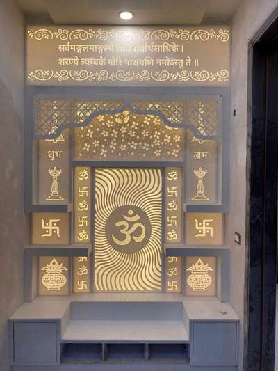 Prayer Room, Storage Designs by Building Supplies Anas Chaudhary, Delhi | Kolo