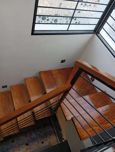 Staircase Designs by Fabrication & Welding renjth sukumaran, Kollam | Kolo