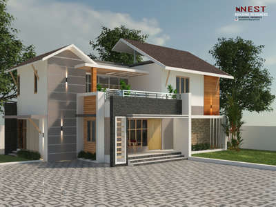 Exterior Designs by 3D & CAD Nest Building Designers, Palakkad | Kolo
