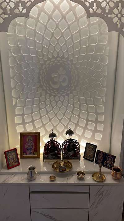 Prayer Room, Storage Designs by Interior Designer CS Interiors, Gurugram | Kolo