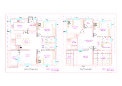 Plans Designs by 3D & CAD Chandhu R, Thiruvananthapuram | Kolo