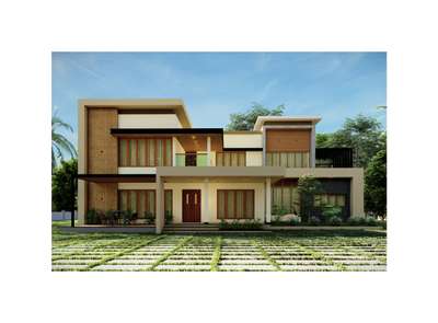 Exterior Designs by Contractor Perfect Building SolutionsLLP, Kozhikode | Kolo