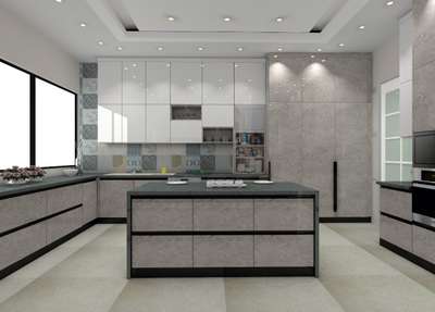 Kitchen, Lighting, Storage Designs by Interior Designer Yashwant Singh, Delhi | Kolo