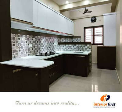 Kitchen, Lighting, Storage Designs by Interior Designer Interior First, Thrissur | Kolo