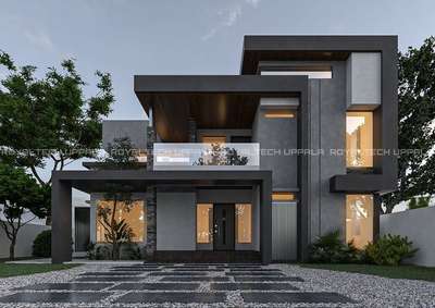 Exterior Designs by Architect musthafa nihal, Kasaragod | Kolo