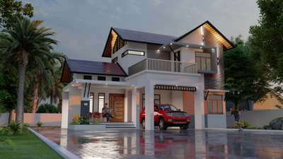 Exterior Designs by 3D & CAD mansoor navas, Malappuram | Kolo