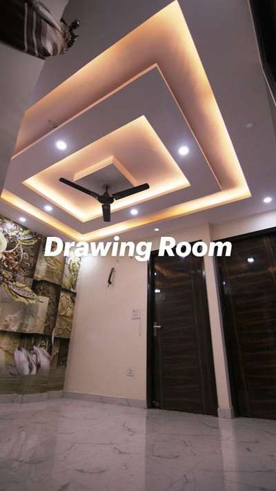 Ceiling, Door, Lighting, Wall, Flooring Designs by Painting Works Munees Ahmad, Delhi | Kolo