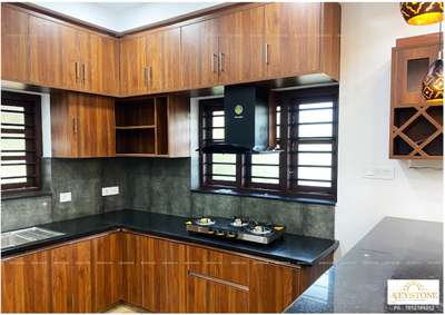 Kitchen, Storage Designs by Architect Keystone  builders, Thiruvananthapuram | Kolo