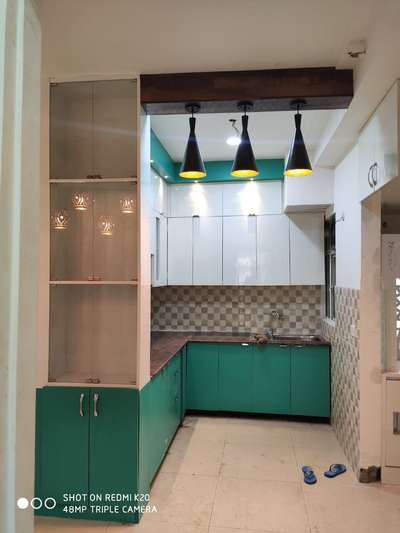 Kitchen, Lighting, Storage Designs by Painting Works Gulfam Ali, Noida | Kolo