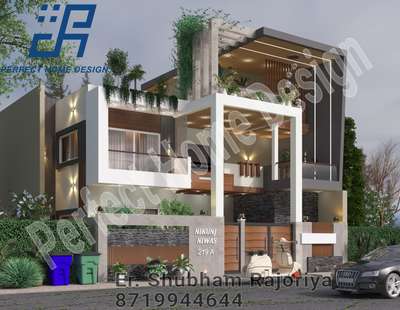 Lighting, Exterior Designs by Civil Engineer Shubham Rajoriya, Indore | Kolo