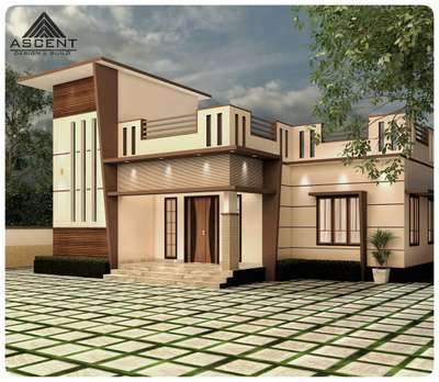 Exterior Designs by Civil Engineer ASCENT BUILDERS, Palakkad | Kolo