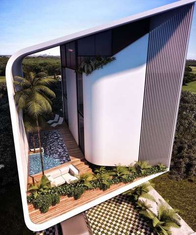 Exterior Designs by Swimming Pool Work Ravi Mandowkar, Indore | Kolo
