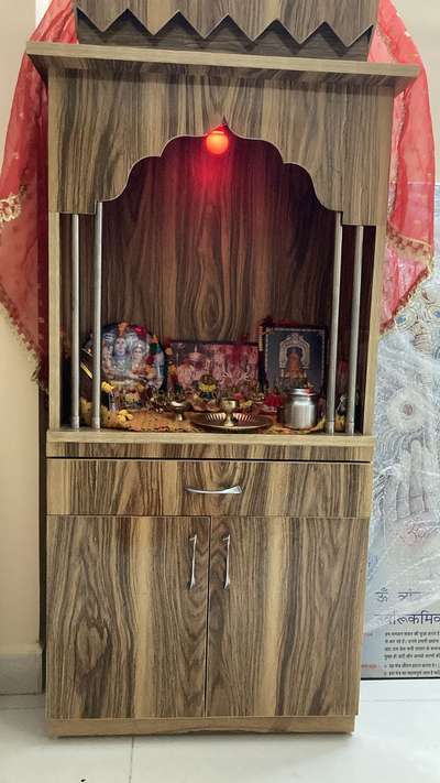 Prayer Room, Storage Designs by Carpenter Mohd idrish, Gurugram | Kolo