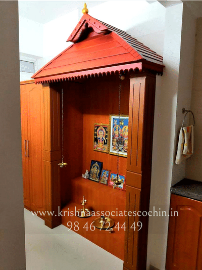 Prayer Room Designs by Interior Designer unni Krishnan, Ernakulam | Kolo