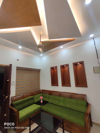 Ceiling, Furniture, Lighting, Living, Table Designs by Contractor Kritheesh T v, Thrissur | Kolo
