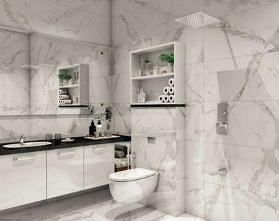 Bathroom, Storage Designs by Interior Designer Amelia Peter, Ernakulam | Kolo