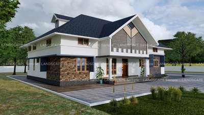 Exterior Designs by Civil Engineer Udayan MN, Idukki | Kolo