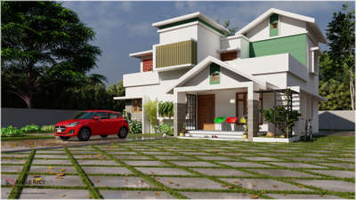Exterior Designs by 3D & CAD Amal Narayanan, Palakkad | Kolo