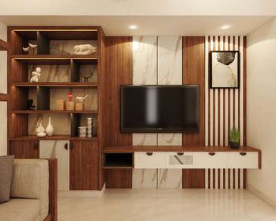 Living, Wall Designs by Interior Designer vyshnav  Thrissur, Thrissur | Kolo