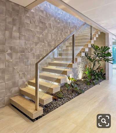 Staircase, Wall, Flooring Designs by Contractor ബൈജു  ട്ടി പി, Malappuram | Kolo