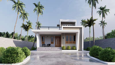 Exterior, Flooring Designs by 3D & CAD vipin p, Kannur | Kolo
