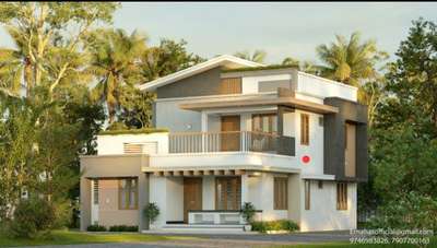 Exterior Designs by Civil Engineer NAHAS T, Thiruvananthapuram | Kolo