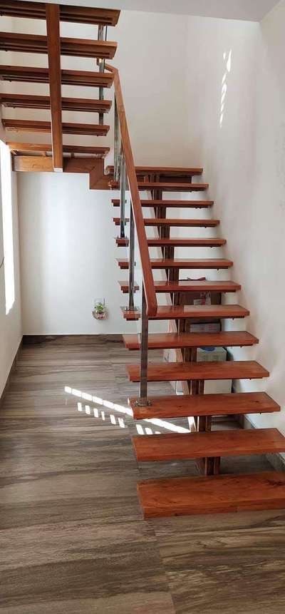 Staircase, Flooring Designs by Interior Designer crown lop  LLP, Ernakulam | Kolo