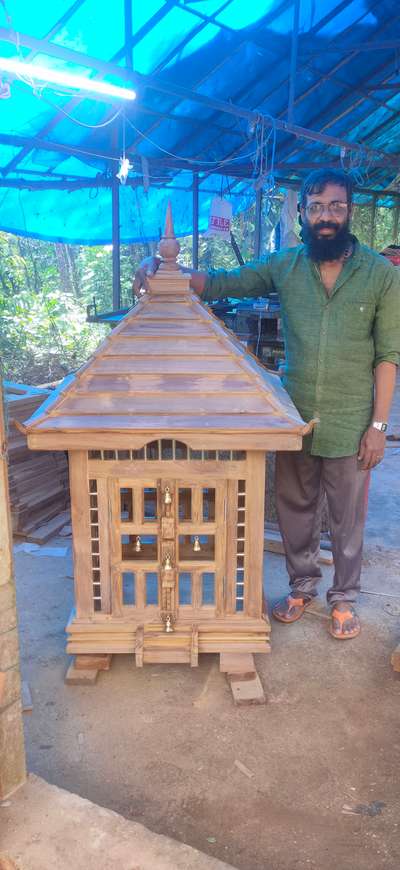 Prayer Room Designs by Carpenter Biju PD, Ernakulam | Kolo