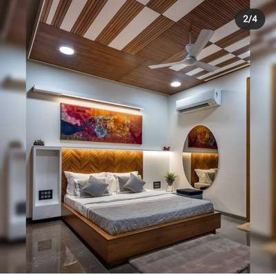 Ceiling, Furniture, Storage, Bedroom, Wall Designs by Interior Designer Dilshad Khan, Bhopal | Kolo
