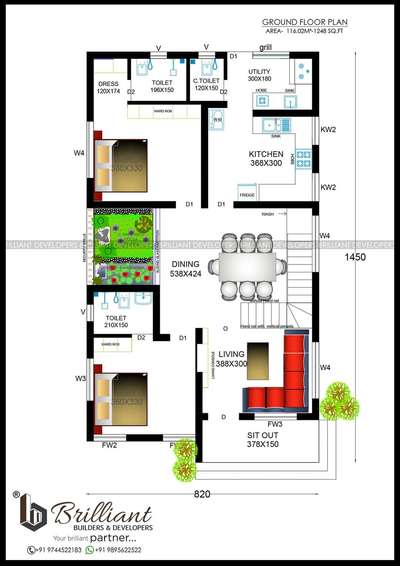 Plans Designs by Service Provider Sree Poovathil, Kottayam | Kolo