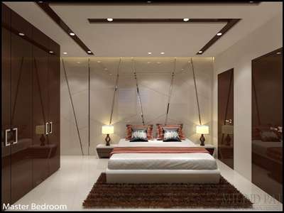 Ceiling, Furniture, Lighting, Storage, Bedroom Designs by Interior Designer Firoz Khan, Indore | Kolo