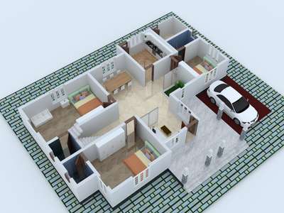 Plans Designs by 3D & CAD nandu shaji, Idukki | Kolo