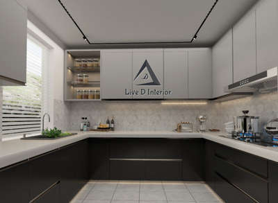 Kitchen, Storage Designs by Interior Designer Live D  Interior, Gurugram | Kolo
