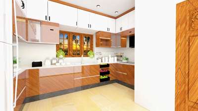 Kitchen, Storage Designs by Interior Designer Manu Philip, Kollam | Kolo
