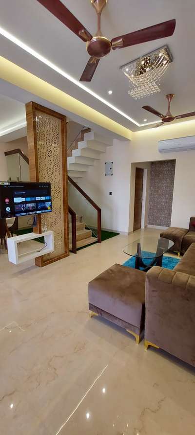Ceiling, Furniture, Lighting, Living Designs by Contractor mohit solanki, Jaipur | Kolo