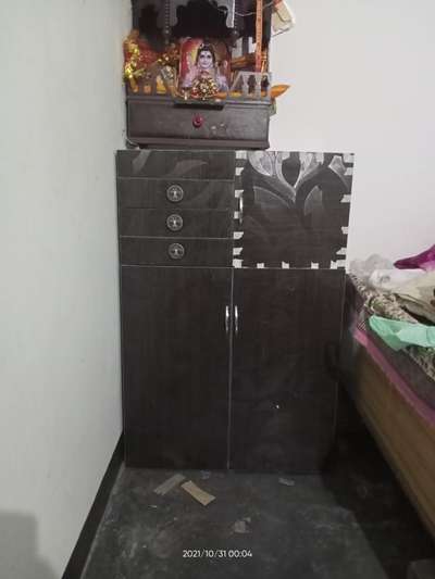 Prayer Room, Storage Designs by Carpenter Arjun Sharma, Faridabad | Kolo