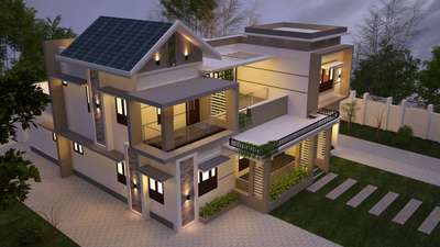 Exterior Designs by 3D & CAD muhammad abshar, Malappuram | Kolo