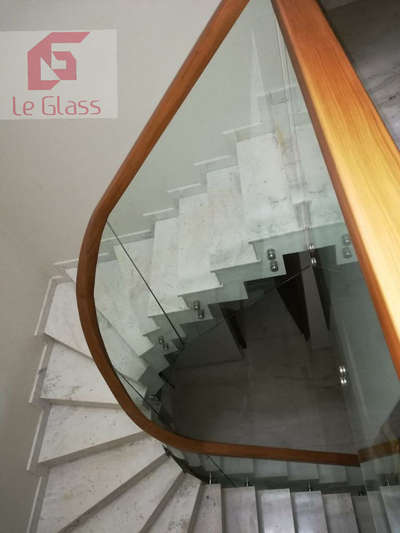 Staircase Designs by Service Provider Le Glass, Malappuram | Kolo