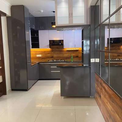 Kitchen, Lighting, Storage Designs by Interior Designer The Compact Design, Gautam Buddh Nagar | Kolo