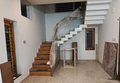 Staircase Designs by Contractor Pristine Infrastructure, Thiruvananthapuram | Kolo