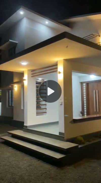 Exterior, Wall, Flooring, Lighting, Ceiling, Bedroom, Dining, Kitchen, Staircase, Outdoor Designs by Civil Engineer Badusha  AM, Thrissur | Kolo