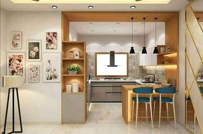 Lighting, Kitchen, Storage Designs by Carpenter Sabiluddin Saifi, Hapur | Kolo