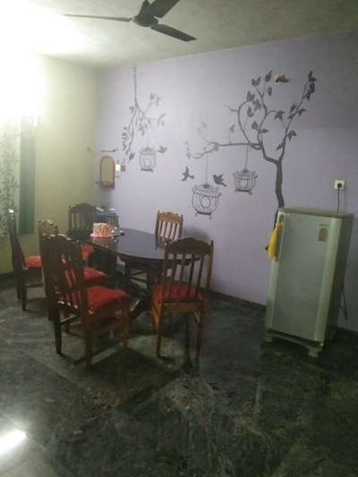Dining, Furniture, Table, Wall Designs by Contractor Sunilkumar Kumar, Thiruvananthapuram | Kolo