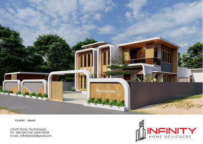 Exterior Designs by Civil Engineer Infinity Home Designers, Kannur | Kolo