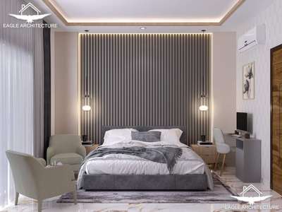 Bedroom, Furniture, Lighting, Storage, Wall Designs by 3D & CAD Rohit Sharma, Gautam Buddh Nagar | Kolo